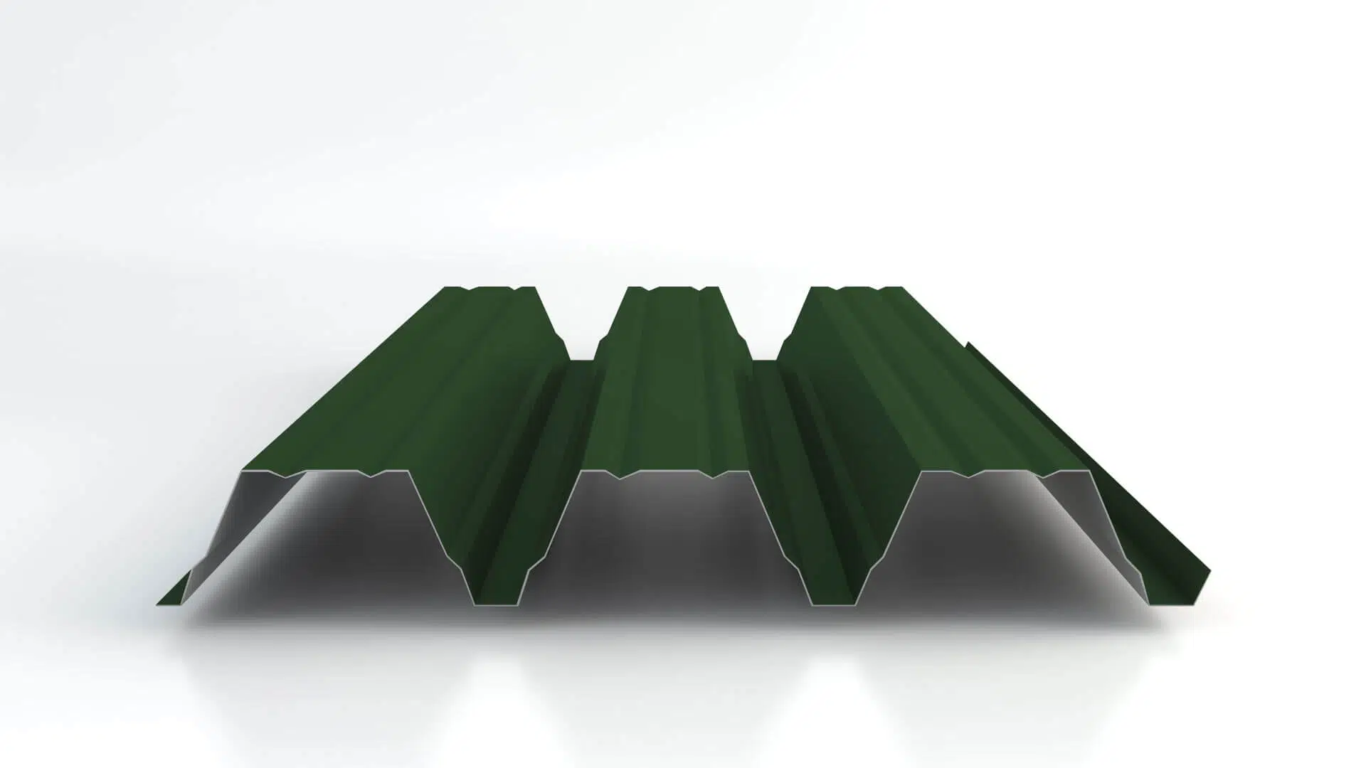 Nordblech-100/275-Wand-RAL6020