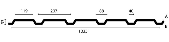 Querschnitt-Nordblech-35-207-Wand