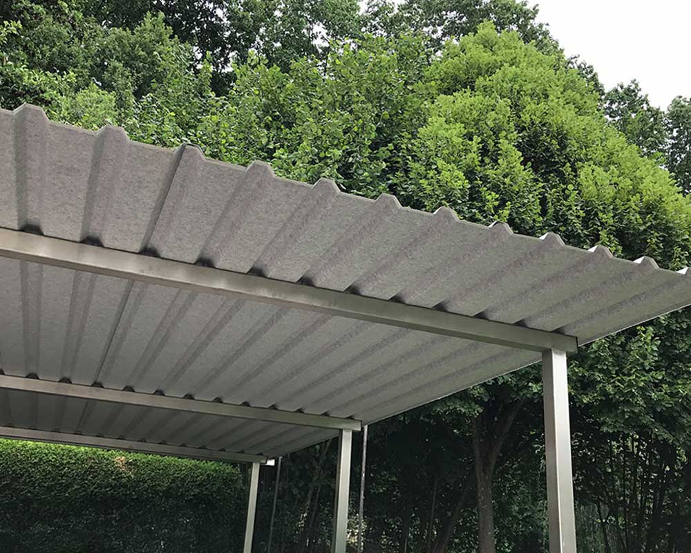 Carport-Antikondensvlies-unter-Trapezblech