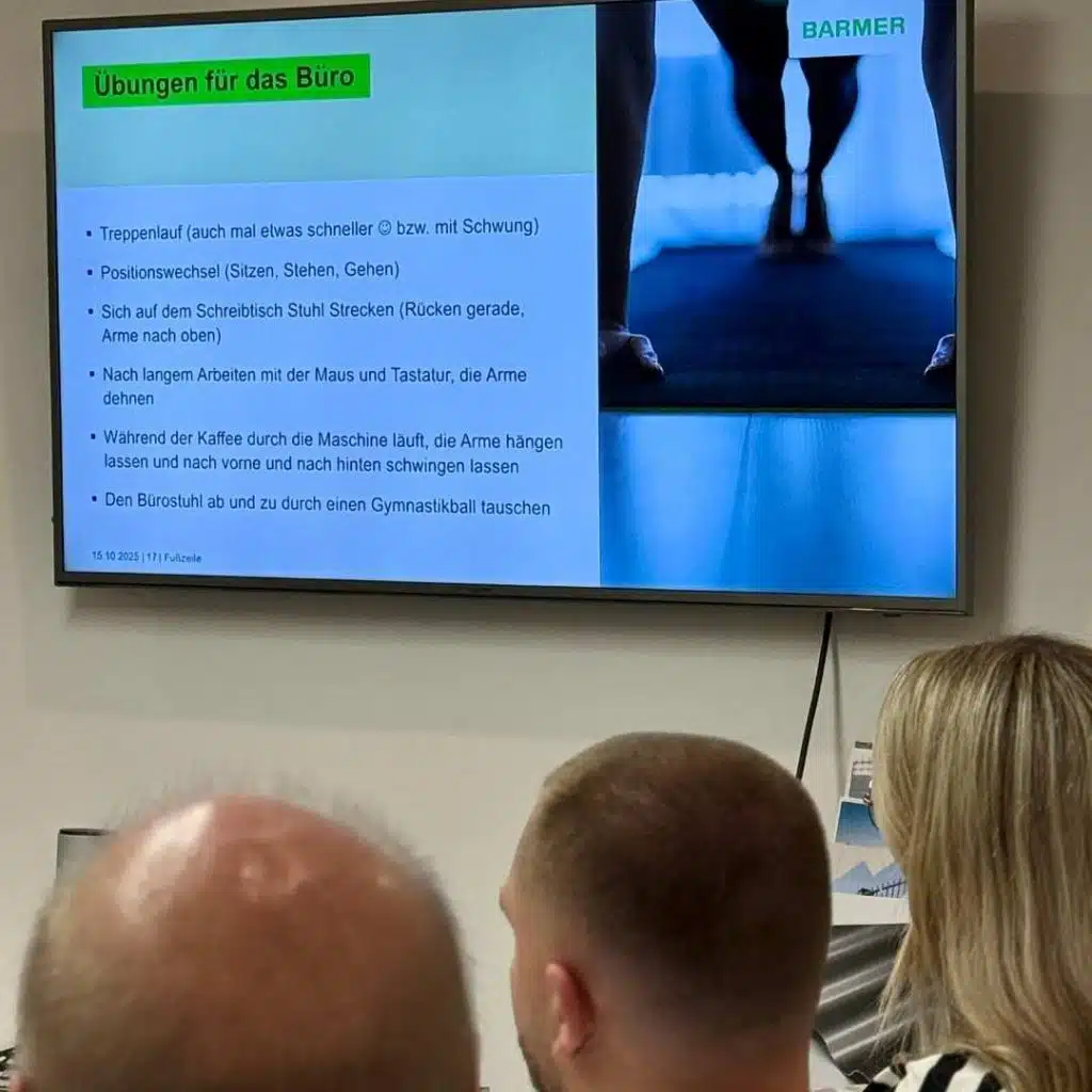 Vortrag zum Gesundheitstag mit der Barmer Krankenversicherung: Verkürzt nochmal - Faszien für Körper und Seele